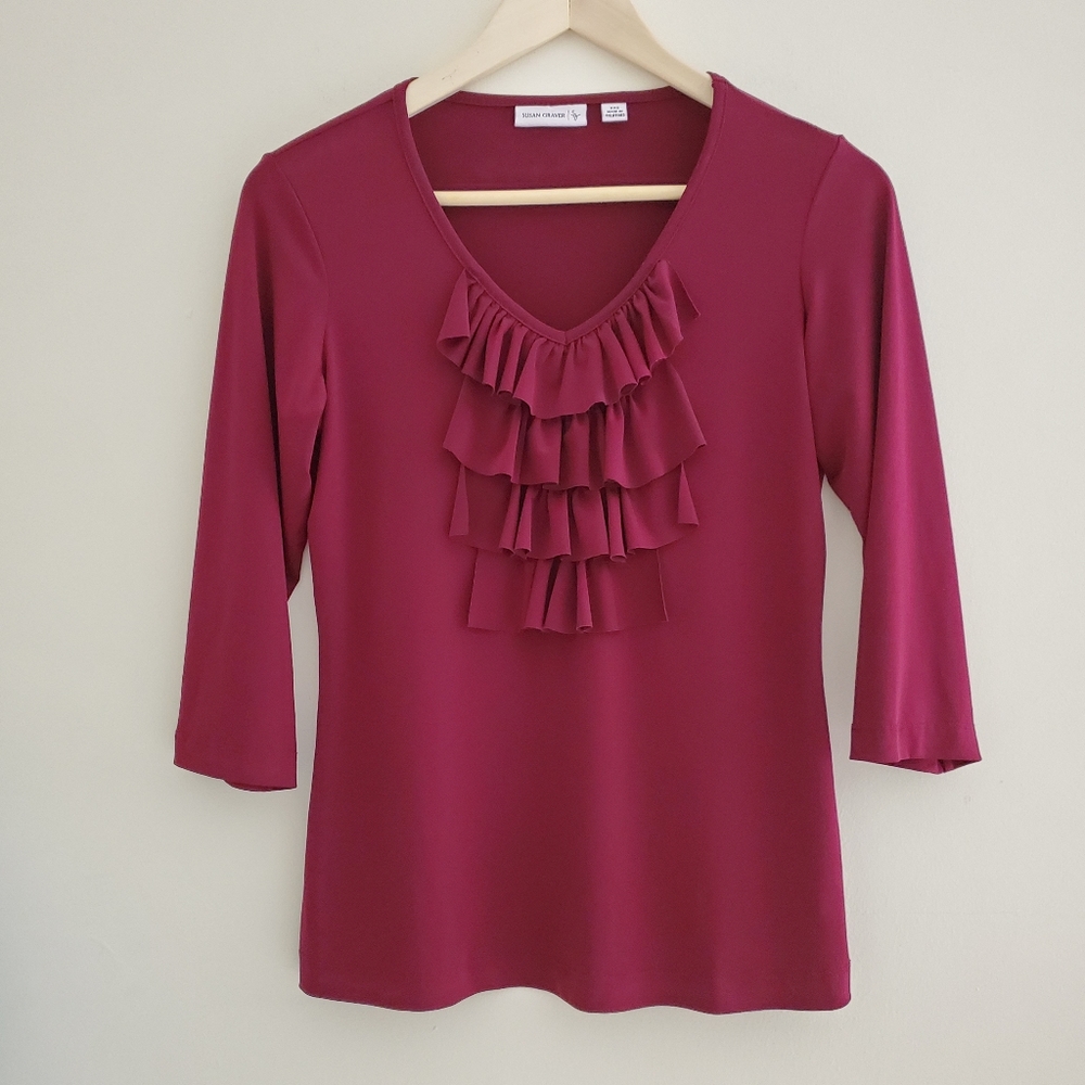 Susan Graver Blouse - Picture 7 of 10